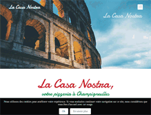 Tablet Screenshot of lacasanostra.fr
